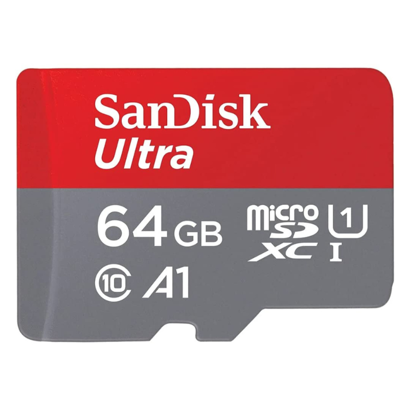 SunDisk 64GB micro SD memory card